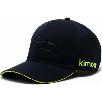 cappellino-nero-curvo-regolabile-fernando-alonso-di-aston-martin-formula-1-di-kimoa
