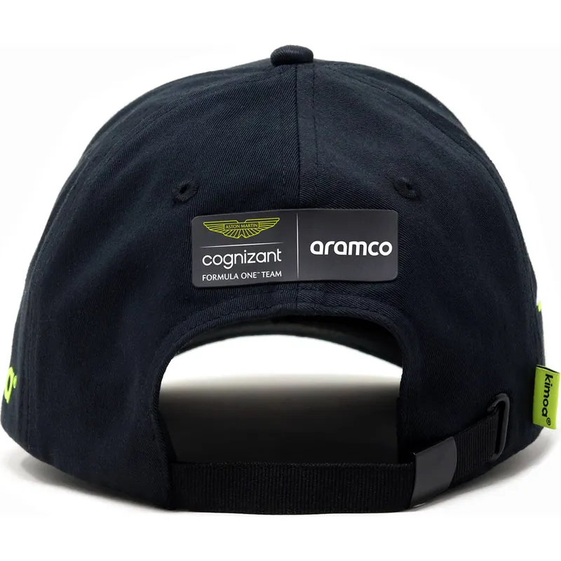 cappelli-curva-nero-cinghia-regolabile-fernando-alonso-dei-aston-martin-formula-1-di-kimoa cappelli-curva-nero-cinghia-regolabile-fernando-alonso-dei-aston-martin-formula-1-di-kimoa