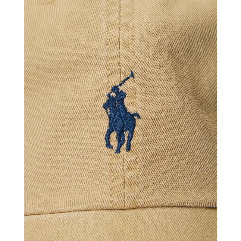 cappellino-curvo-marrone-regolabile-con-logo-blu-navy-cotton-chino-classic-sport-di-polo-ralph-lauren