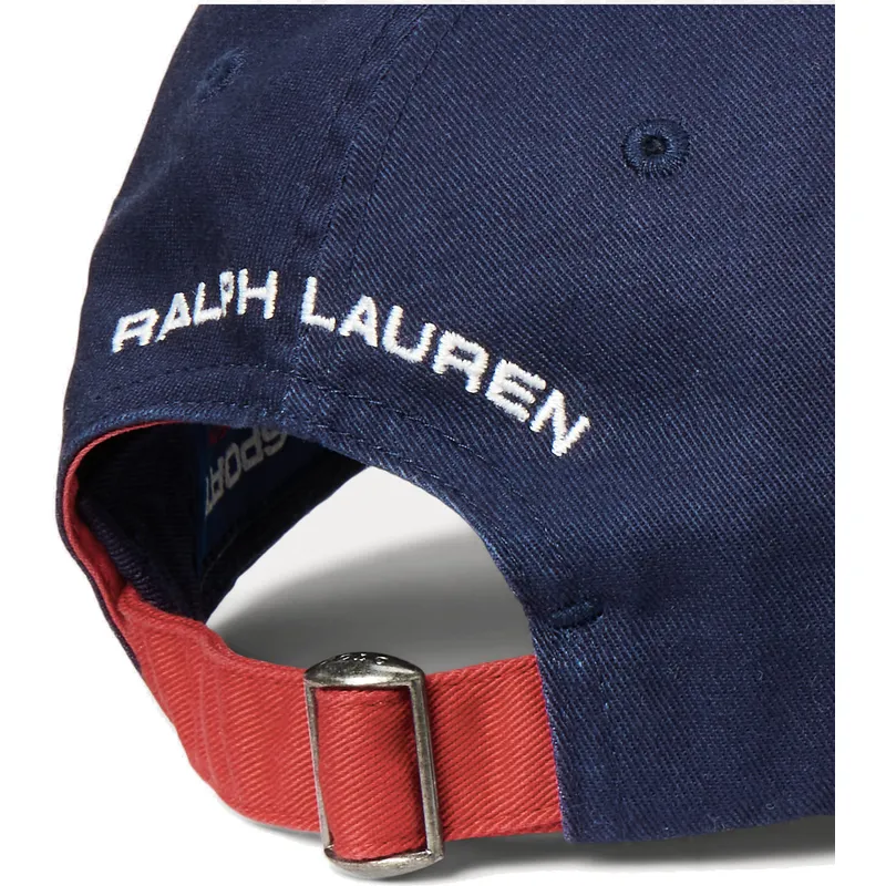 cappelli-curva-blu-marino-cinghia-regolabile-di-polo-ralph-lauren
