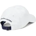 cappelli-curva-bianco-cinghia-regolabile-di-polo-ralph-lauren