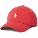 cappelli-curva-rosso-snapback-di-polo-ralph-lauren