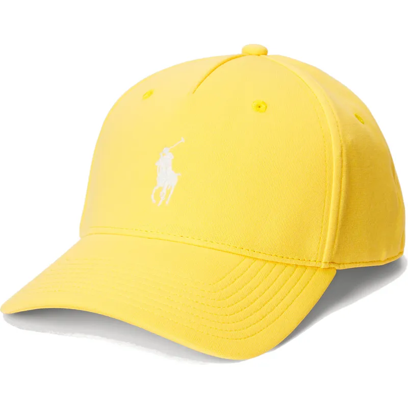 cappelli-curva-giallo-snapback-di-polo-ralph-lauren