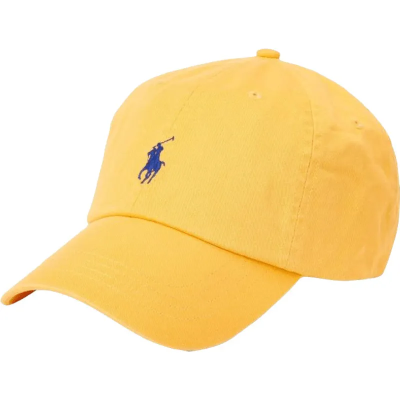 cappelli-curva-giallo-cinghia-regolabile-di-polo-ralph-lauren
