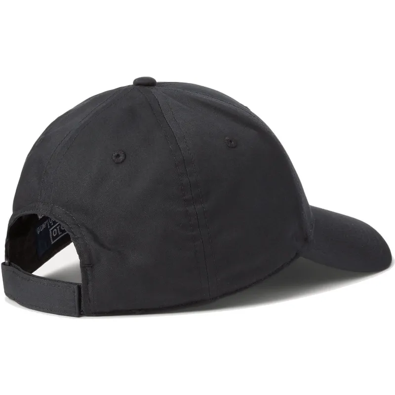 cappelli-curva-nero-cinghia-regolabile-di-polo-ralph-lauren