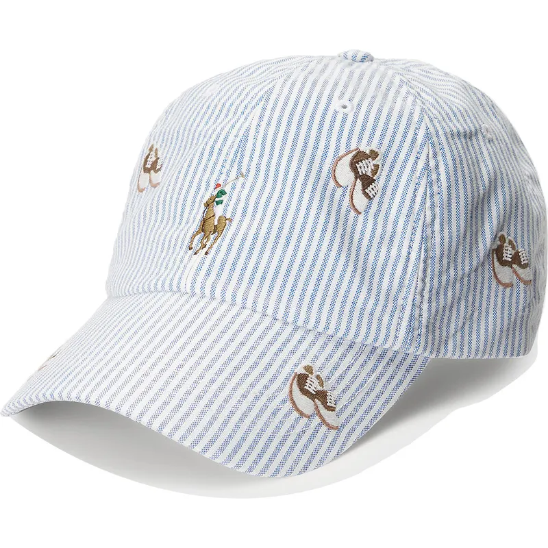 cappelli-curva-blu-cinghia-regolabile-di-polo-ralph-lauren