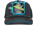 cappellino-trucker-nero-libellula-buzzed-bbuzzzedd-this-is-the-drip-the-farm-di-goorin-bros
