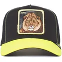 cappellino-trucker-nero-e-giallo-leone-king-everything-the-light-touches-the-farm-di-goorin-bros
