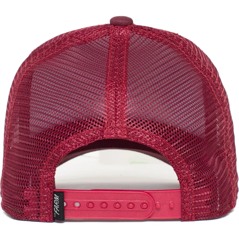 cappellino-trucker-granata-uccello-handsome-truckin-the-farm-di-goorin-bros