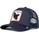 cappello-trucker-blu-navy-aquila-freedom-truckin-the-farm-di-goorin-bros