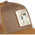 capslab-monkey-d-luffy-wanted-dead-or-alive-wan2-one-piece-brown-trucker-hat