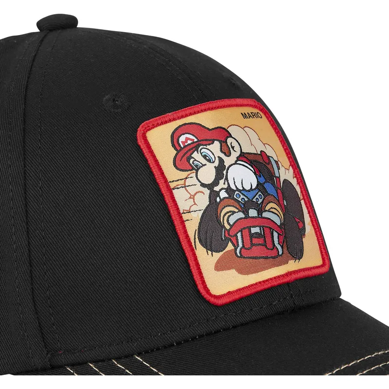 cappellino-curvo-nero-regolabile-mario-casb-cu1-super-mario-bros-di-capslab