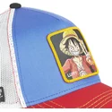 capslab-monkey-d-luffy-op2-luf2-one-piece-blue-white-and-red-trucker-hat