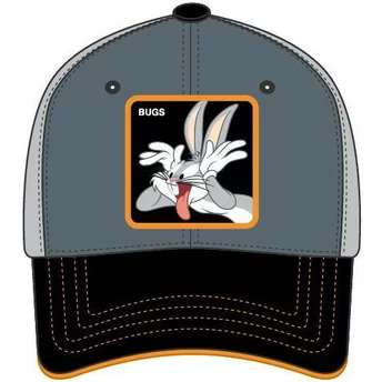 Capslab Curved Brim Bugs Bunny BU4 Looney Tunes Grey Adjustable Cap