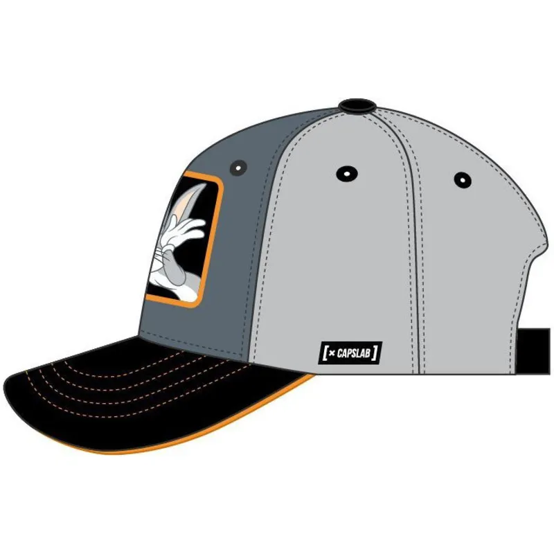 cappellino-curvo-grigio-regolabile-bugs-bunny-bu4-looney-tunes-di-capslab