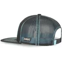 cappello-piatto-trucker-nero-e-blu-son-goku-super-saiyan-blue-sa1-dragon-ball-di-capslab