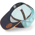 cappello-piatto-trucker-blu-marino-e-arancione-son-goku-super-saiyan-blue-sa2-dragon-ball-di-capslab