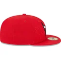 cappello-piatto-rosso-aderente-59fifty-draft-edition-2023-dei-chicago-bulls-nba-di-new-era