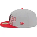 cappello-piatto-grigio-e-rosso-59fifty-draft-edition-2023-dei-chicago-bulls-nba-di-new-era