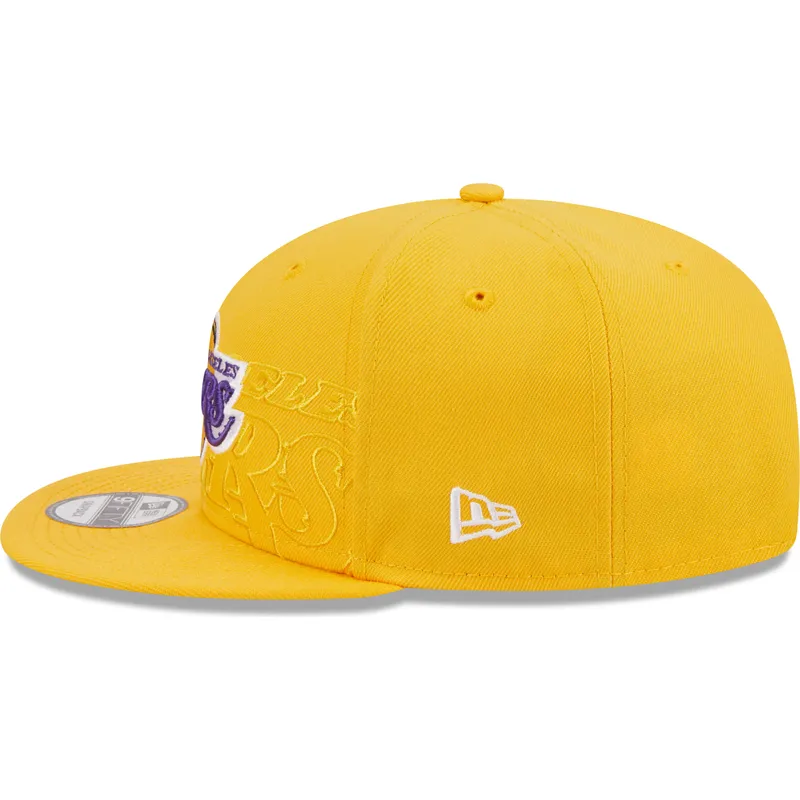 cappelli-piatta-giallo-snapback-9fifty-draft-edition-2023-dei-los-angeles-lakers-nba-di-new-era