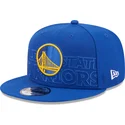 cappelli-piatta-blu-snapback-9fifty-draft-edition-2023-dei-golden-state-warriors-nba-di-new-era