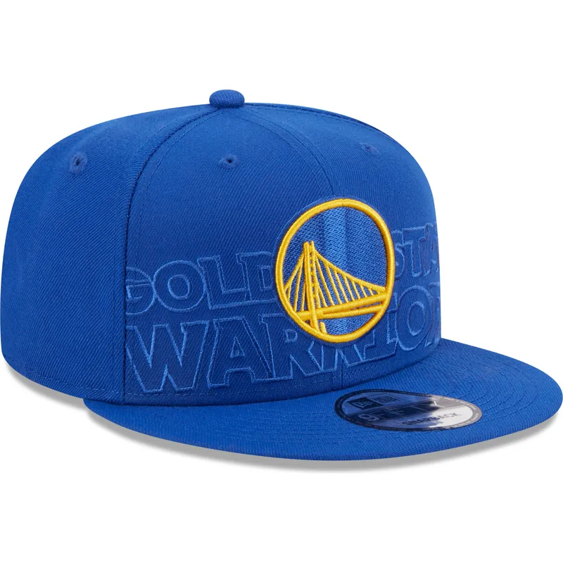 cappelli-piatta-blu-snapback-9fifty-draft-edition-2023-dei-golden-state-warriors-nba-di-new-era