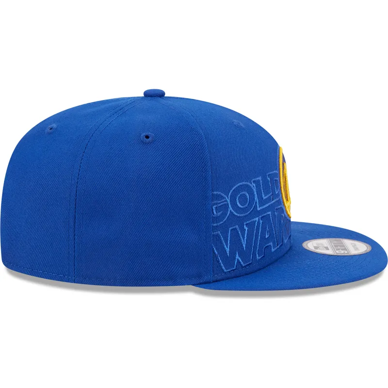 cappelli-piatta-blu-snapback-9fifty-draft-edition-2023-dei-golden-state-warriors-nba-di-new-era