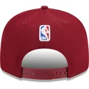 cappello-piatto-rosso-snapback-9fifty-draft-edition-2023-dei-cleveland-cavaliers-nba-di-new-era