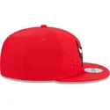 cappello-piatto-rosso-snapback-9fifty-draft-edition-2023-dei-chicago-bulls-nba-di-new-era