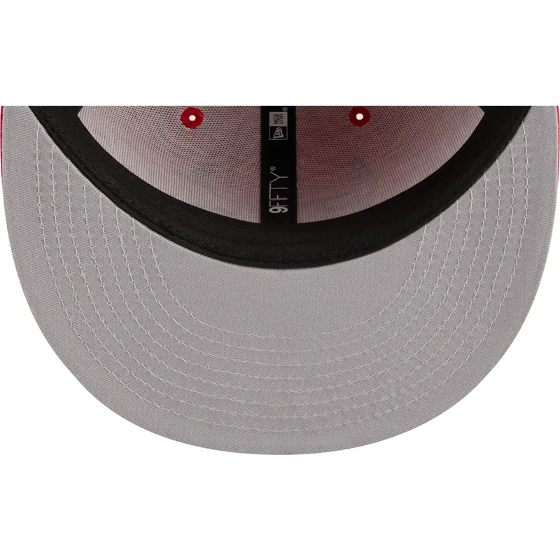 cappello-piatto-rosso-snapback-9fifty-draft-edition-2023-dei-chicago-bulls-nba-di-new-era