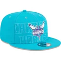 cappelli-piatta-blu-snapback-9fifty-draft-edition-2023-dei-charlotte-hornets-nba-di-new-era