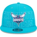 cappelli-piatta-blu-snapback-9fifty-draft-edition-2023-dei-charlotte-hornets-nba-di-new-era