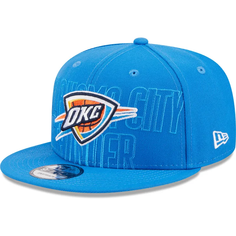 cappelli-piatta-blu-snapback-9fifty-draft-edition-2023-dei-oklahoma-city-thunder-nba-di-new-era