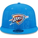 cappellino-piatto-blu-snapback-9fifty-draft-edition-2023-degli-oklahoma-city-thunder-nba-di-new-era