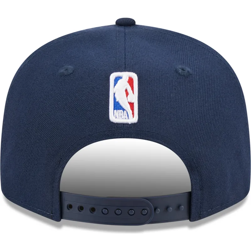 cappelli-piatta-blu-marino-snapback-9fifty-draft-edition-2023-dei-minnesota-timberwolves-nba-di-new-era