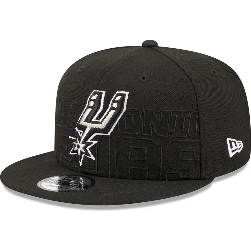 cappelli-piatta-nero-snapback-9fifty-draft-edition-2023-dei-san-antonio-spurs-nba-di-new-era