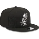 cappelli-piatta-nero-snapback-9fifty-draft-edition-2023-dei-san-antonio-spurs-nba-di-new-era
