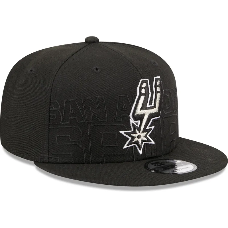 cappelli-piatta-nero-snapback-9fifty-draft-edition-2023-dei-san-antonio-spurs-nba-di-new-era