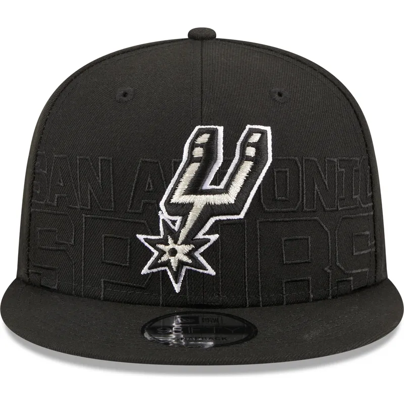 cappelli-piatta-nero-snapback-9fifty-draft-edition-2023-dei-san-antonio-spurs-nba-di-new-era