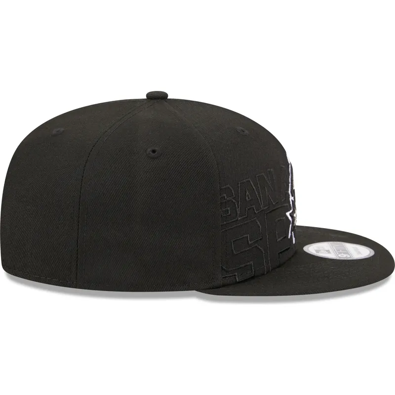 cappelli-piatta-nero-snapback-9fifty-draft-edition-2023-dei-san-antonio-spurs-nba-di-new-era