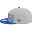 cappelli-piatta-grigio-snapback-9fifty-draft-edition-2023-dei-golden-state-warriors-nba-di-new-era
