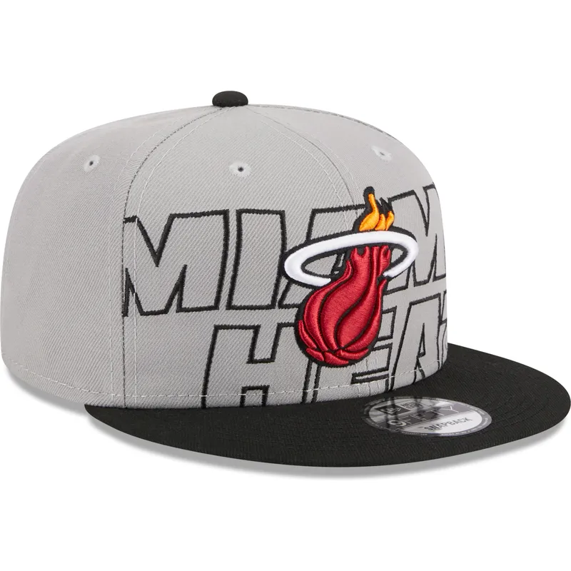 cappelli-piatta-grigio-snapback-9fifty-draft-edition-2023-dei-miami-heat-nba-di-new-era