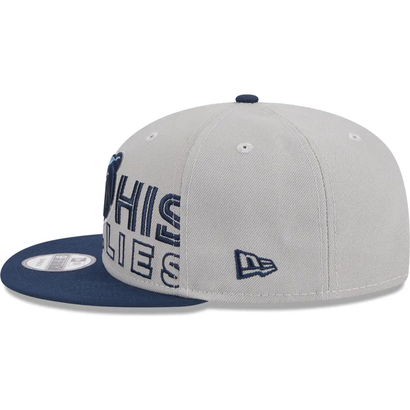 cappelli-piatta-grigio-snapback-9fifty-draft-edition-2023-dei-memphis-grizzlies-nba-di-new-era