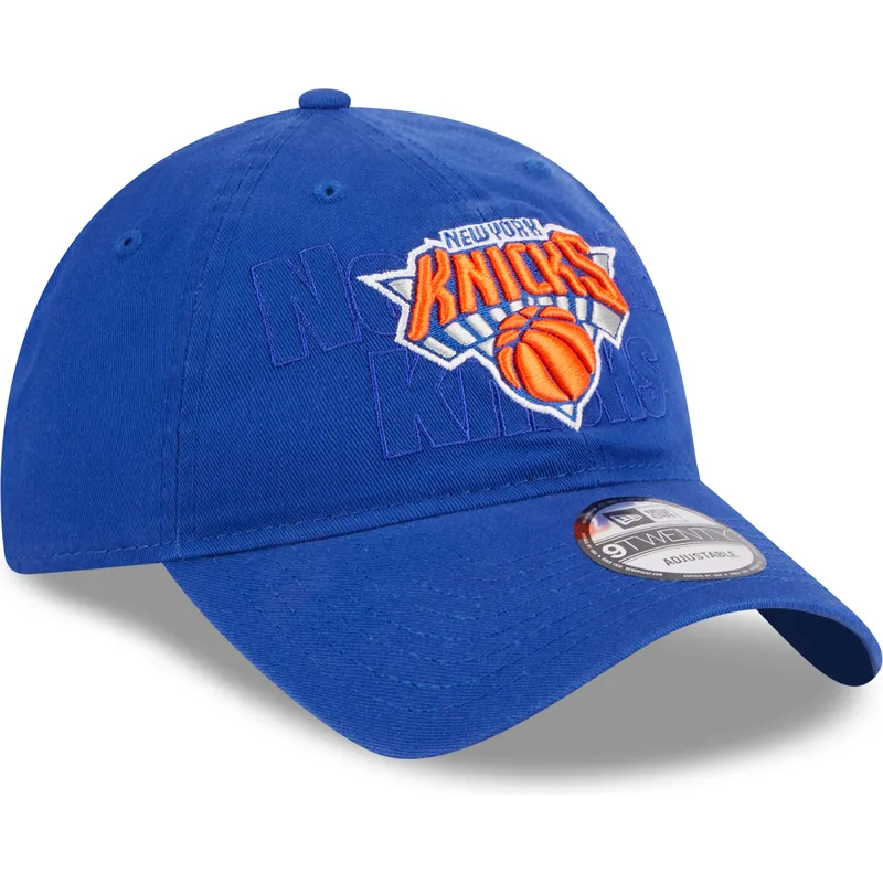 cappellino-curvo-blu-regolabile-9twenty-draft-edition-2023-dei-new-york-knicks-nba-di-new-era