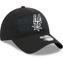 cappelli-curva-nero-cinghia-regolabile-9twenty-draft-edition-2023-dei-san-antonio-spurs-nba-di-new-era