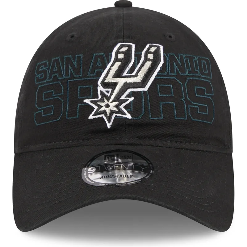 cappelli-curva-nero-cinghia-regolabile-9twenty-draft-edition-2023-dei-san-antonio-spurs-nba-di-new-era