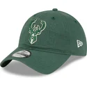 cappellino-curvo-verde-regolabile-9twenty-draft-edition-2023-dei-milwaukee-bucks-nba-di-new-era