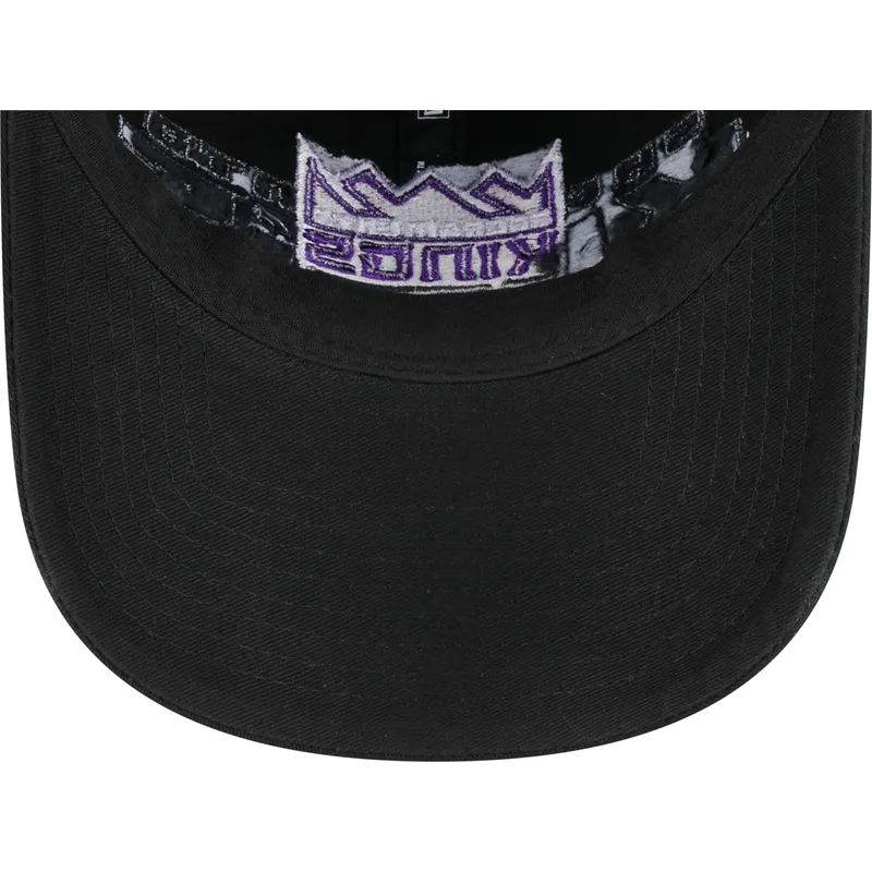 cappelli-curva-nero-cinghia-regolabile-9twenty-draft-edition-2023-dei-sacramento-kings-nba-di-new-era