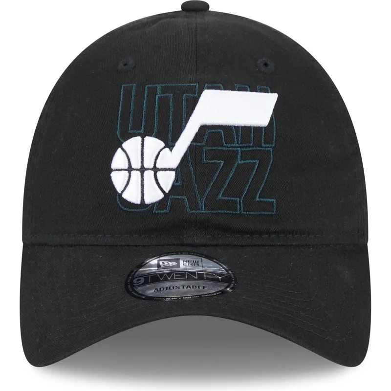 cappellino-curvo-nero-regolabile-9twenty-draft-edition-2023-di-utah-jazz-nba-di-new-era