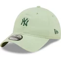 new-era-curved-brim-green-logo-9twenty-mini-logo-new-york-yankees-mlb-light-green-adjustable-cap